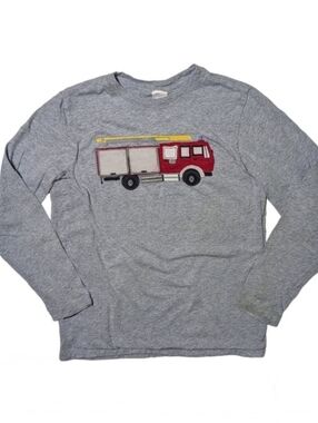 Hanna Lift-the-Flap Firetruck Applique Tee